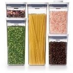 OXO 11235900 Good Grips Pop-Beh&auml;lter-Set, 5-teilig, Kunststoff, wei&szlig;
