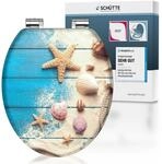 SCH&Uuml;TTE WC-Sitz BEACH WOOD mit Absenkautomatik aus Holz | Toilettensitz mit