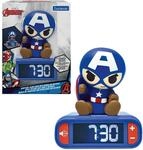 Lexibook, Avengers, Nachtlicht-Wecker, RL800AV1 | Kl&auml;nge und Melodien, LCD-Display