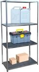 Relaxdays 2 x Lagerregale, verzinkter Stahl, HBT 180 x 90 x 40 cm, 160 kg, 4 Ebenen,