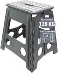 ZOLLNER Tritthocker faltbar - Klapphocker f&uuml;r Kinder und Erwachsene bis 120kg -