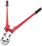 Wiltec Bolzenschneider 600 mm (24"), Bolzenschere mit geh&auml;rteter Backen, Stahl