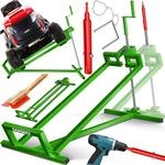MASKO&reg; XXL Rasentraktorheber 450 kg Hebevorrichtung Hebeb&uuml;hne Aufsitzm&auml;her...