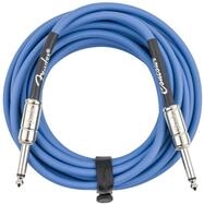 Fender Contour Series Instrumentenkabel (18.6ft STR/STR) Lake Placid Blue
