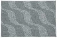 Kleine Wolke Badteppich ONDA Anthrazit 70 x 120 cm | OEKO-TEX zertifiziert,