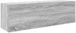 Bad-Wandschrank Grau Sonoma 100x25x30 cm Holzwerkstoff