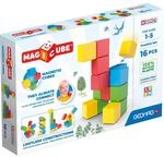 Geomag Magicube Kreative Magnete, 16 St&uuml;ck W&uuml;rfel in 4 Farben, ab 1 Jahr,