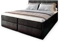 Masseno Boxspringbett PELLIO 140x200 cm Komplett-Set mit Matratze und Topper,