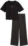 Marc O'Polo Damen Pyjama Mix N Match Black-blackgeoprint - Gr&ouml;&szlig;e XS