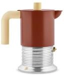Alessi Vite Espressokocher f&uuml;r 3 Tassen, Braun &ndash; kompakte Eleganz f&uuml;r Espresso