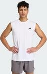 adidas Herren Workout Essentials Feelready Sleeveless Shirt, White, L