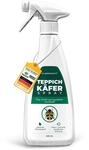 Silberkraft Teppichk&auml;fer Spray 500 ml, Wirksames Repellent gegen Teppichk&auml;fer...