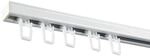 SN DECO - Gardinenschiene RS Set 1 l&auml;ufig wei&szlig;, vorgebohrt, Innenlauf 150cm