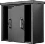 GFP Primeyard Ger&auml;teschrank Leon Metall 180x78x161 cm Gartenschrank Schiebet&uuml;r