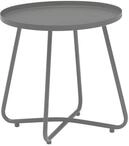 Dehner Beistelltisch Ibiza, ca. &Oslash; 45 cm, H&ouml;he ca. 45 cm, Stahl, pulverbeschichtet,