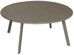 Hesp&eacute;ride - Runder Gartenbeistelltisch Saona in Tonka - 90 &times; 40 cm - Tonka Brown