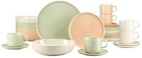CreaTable, 25081, Serie Session Romance, 30-teiliges Geschirrset f&uuml;r 6 Personen,