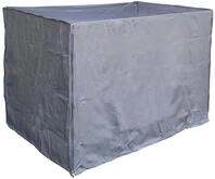 QUICK STAR 10 x Gitterbox Abdeckung 125x85x87cm Grau Schutzh&uuml;lle Abdeckplane
