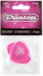 JIM DUNLOP Plektrum Delrin 500 0,71mm 12 St&uuml;ck