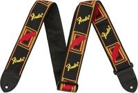 Fender Gitarrengurt mit Monogramm, 2 Zoll verstellbar, Gewebtes Logo-Design, Bequeme
