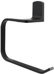 Spirella Taku Matt-Black Towel Holder, Schwarz Matt