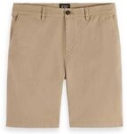 Scotch & Soda Herren Stuart Fitted Shorts, Sand, 29