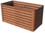 GFP Primeyard Luca Cortenstahl-Hochbeet 120x60x60 cm - stabiles Gartenbeet mit