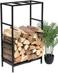 DanDiBo Kaminholzregal Innen Metall Schwarz Kaminholzst&auml;nder 80 cm mit...