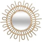 Atmosphera - Spiegel Soleil - Rattan D 50 cm - Beige