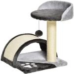 PawHut Kratzbaum 46 cm Kleiner Katzenturm mit H&ouml;hle, Spielball, Sisal-Seil,