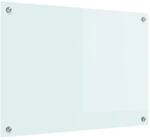 vidaXL K&uuml;chenr&uuml;ckwand Milch 70 x 50 cm Geh&auml;rtetes Glas, Stylisches...