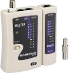 Kabeltester BT-200 Basetech BT-200 Geeignet f&uuml;r RJ-45, RJ-11, BNC