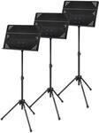 Classic Cantabile OSS-01 Orchesterpult 3x Set - Transportfreundliches...