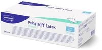 Peha-soft latex protect Untersuchungshandschuh puderfrei, Gr. S, 100 St&uuml;ck