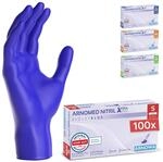 100x ARNOMED Einweghandschuhe S, Nitrilhandschuhe Akzeleratorfrei,...