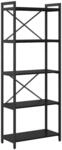 vidaXL B&uuml;cherregal Schwarz Eichen-Optik 60 x 30 x 155 cm Holzwerkstoff,...