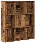 vidaXL B&uuml;cherregal Altholz-Optik 89x24x101,5 cm Holzwerkstoff, B&uuml;cherschrank,