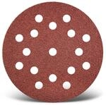 MENZER Red Klett-Schleifscheiben, 125 mm, 17-Loch, f. Exzenterschleifer,...