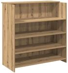 vidaXL Empfangstheke Artisan-Eiche 100x50x103,5 cm Holzwerkstoff,...