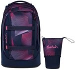Satch Pack Schulrucksack Set 2tlg. inkl. Pencil Slider (Seismic Pink)