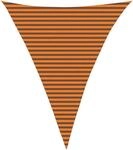 vidaXL Sonnensegel Orange und Braun 4 x 5 x 5 m 100% Polyester Oxford,