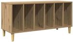 vidaXL Plattenschrank Artisan-Eiche 100x38x48 cm Holzwerkstoff,...