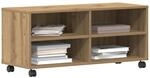 vidaXL TV-Schr&auml;nk Braun 90 x 35 x 40,5 cm Holzwerkstoff, Wohnzimmer, moderner