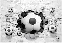 WallArena - Vlies Fototapete Kinderzimmer Fu&szlig;ball 150x105 cm - Fototapeten -
