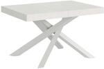 Itamoby Ausziehbarer Tisch 130/234 x 90 cm Volantis Premium wei&szlig; Esche wei&szlig;e...