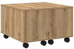 vidaXL Couchtisch Artisan-Eiche 60x60x38 cm Holzwerkstoff, Beistelltisch,