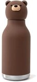 Asobu Bestie Kindertrinkflasche mit Strohhalm &ndash; Isolierte Edelstahlflasche...
