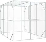 vidaXL Vogelk&auml;fig Anthrazit 210 x 304 x 213 cm Verzinkter Stahl, Moderne