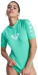 Roxy Kurz&auml;rmeliges Rash-Weste, ganzes Herz, SS, f&uuml;r Damen, Gr&uuml;n