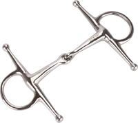 Equinate Schenkeltrense Edelstahl 16mm einfach gebrochen 12,5cm - Anatomisch